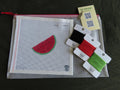 Beginner Needlepoint Kit- Watermelon Slice