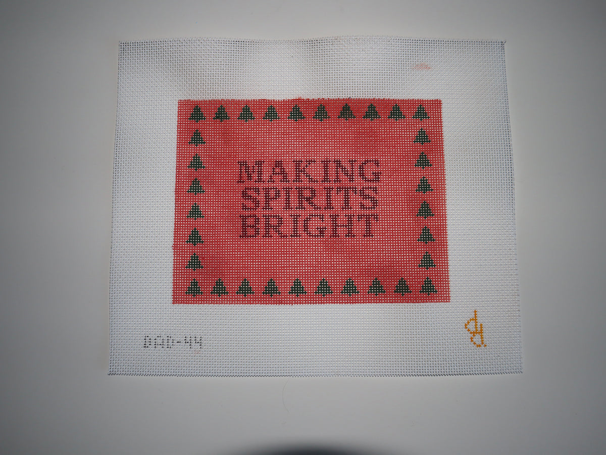 Making Spirits Bright Needlepoint Canvas