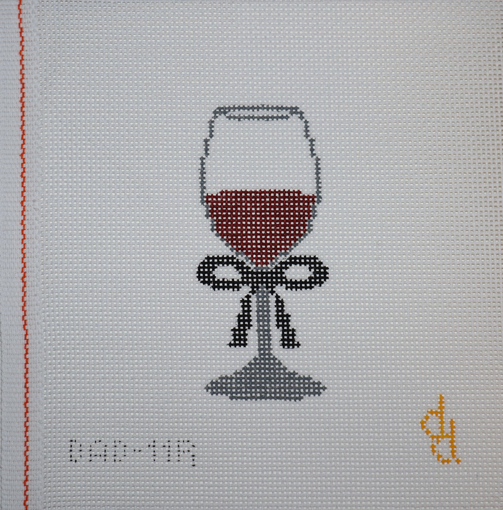 Glass of Wine Needlepoint Canvas