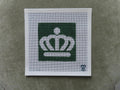 Charlotte Crown Needlepoint Canvas