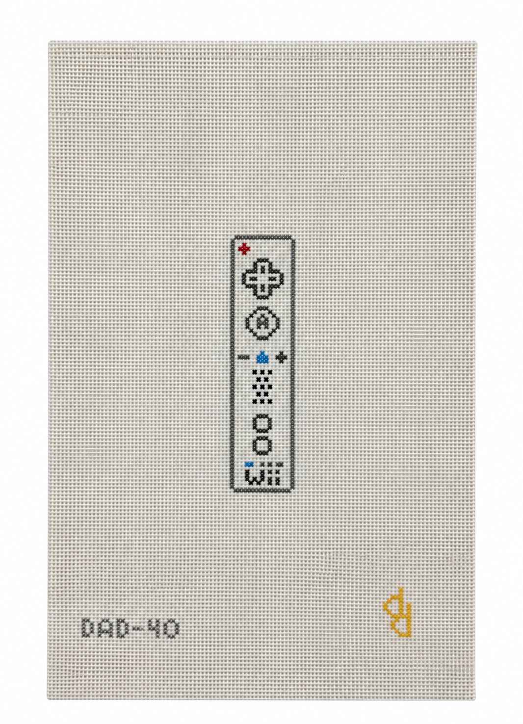 Wii Remote Needlepoint Canvas