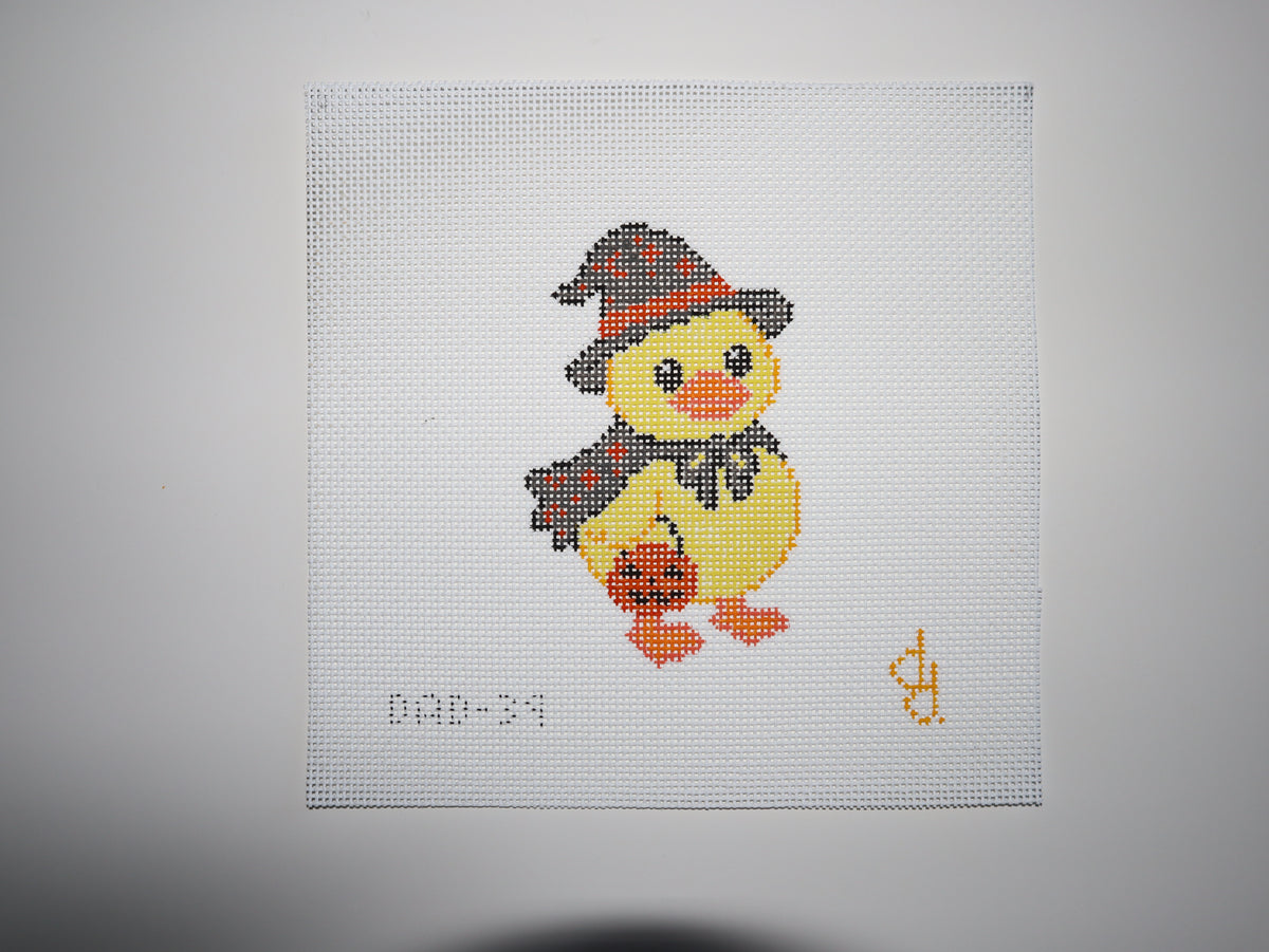 Halloween Duck Needlepoint Canvas