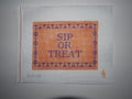 Sip or Treat Needlepoint Canvas
