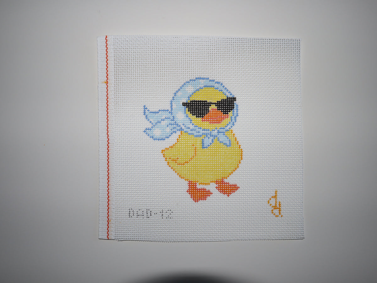 Sunglasses Duck Needlepoint Canvas