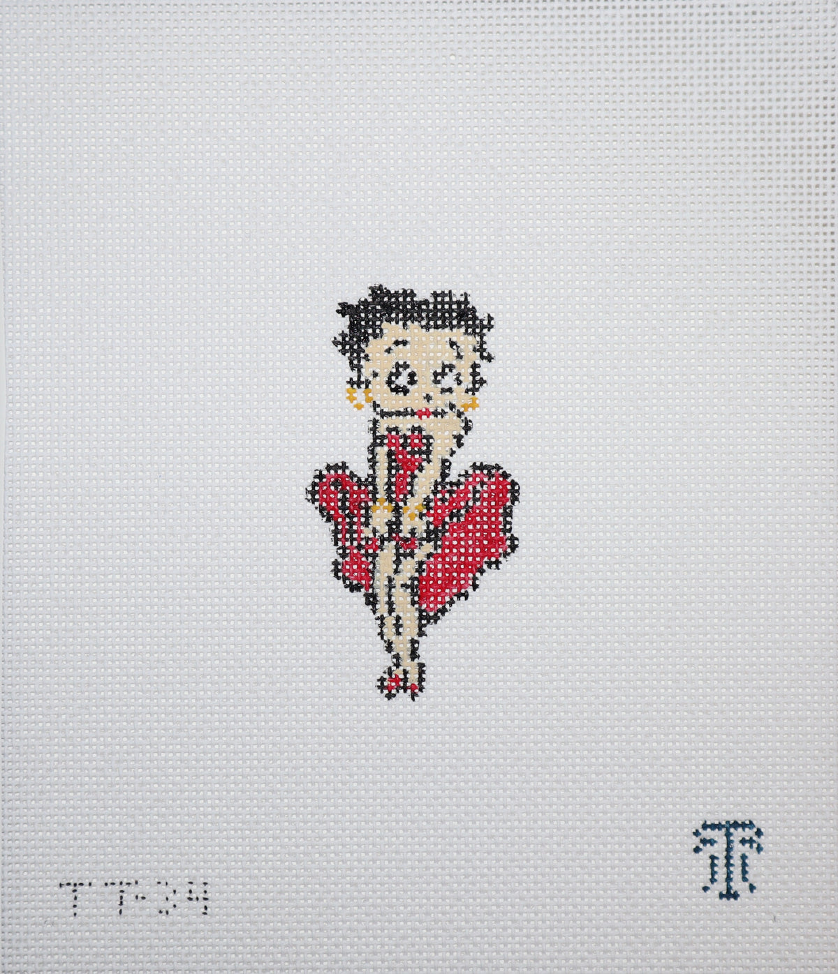 Betty Boop Needlepoint Canvas