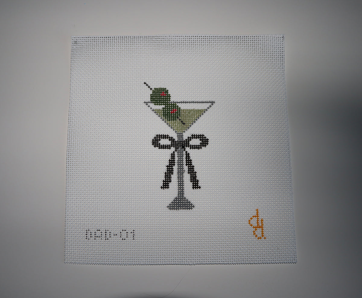 Dirty Martini Needlepoint Canvas