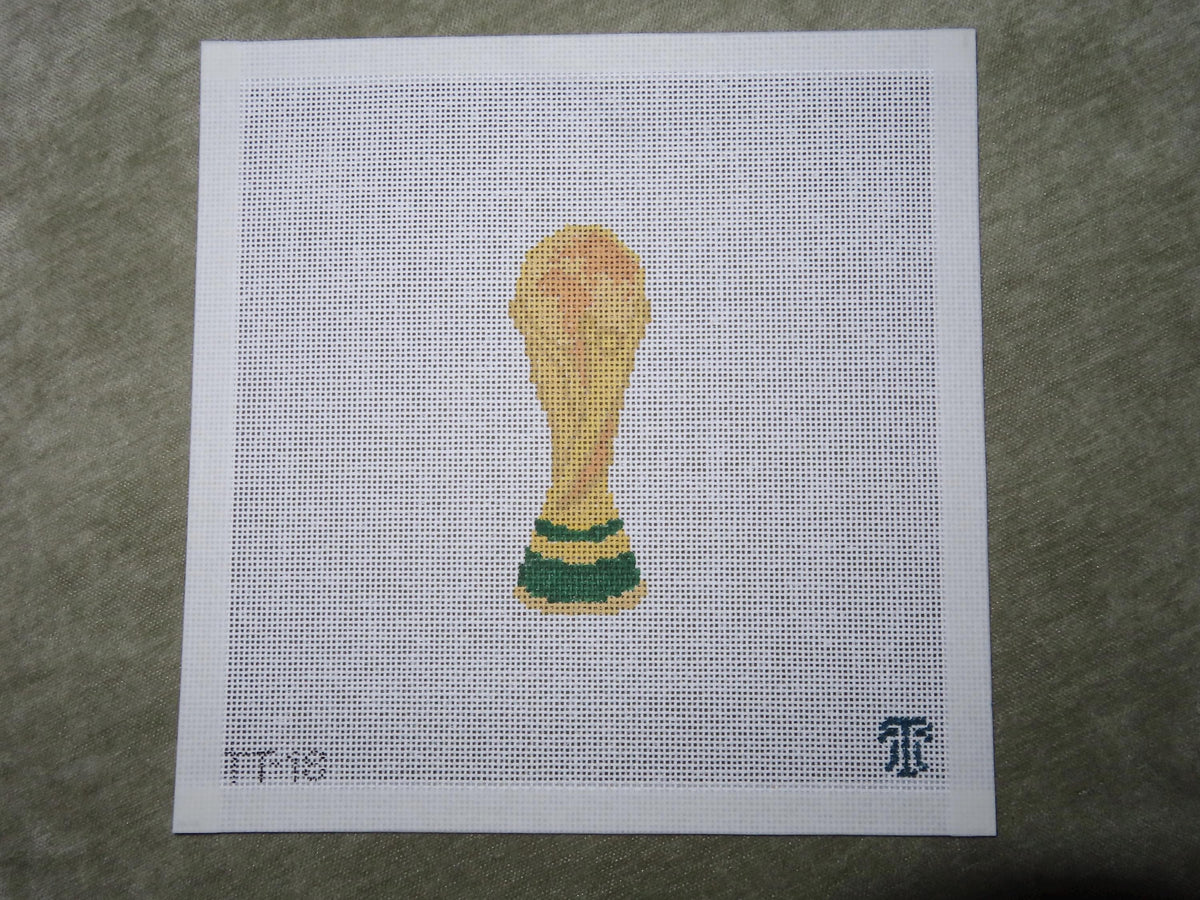 World Cup Trophy Needlepoint Canvas